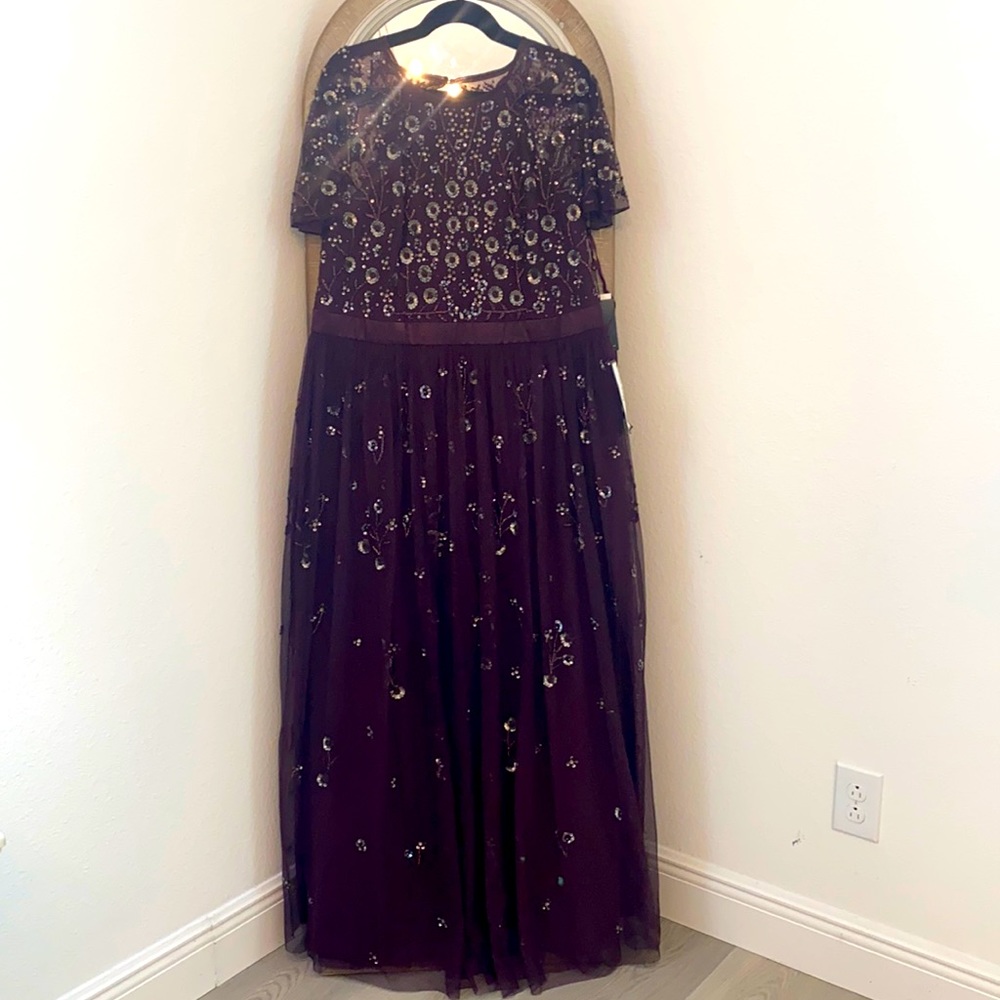 Adrianna Papell Beaded Gown